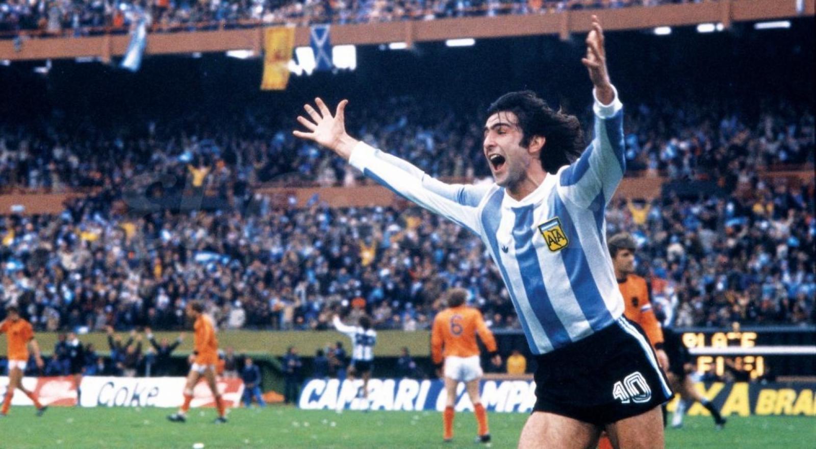 Imagen Kempes la cara del gol en Argentina1978.