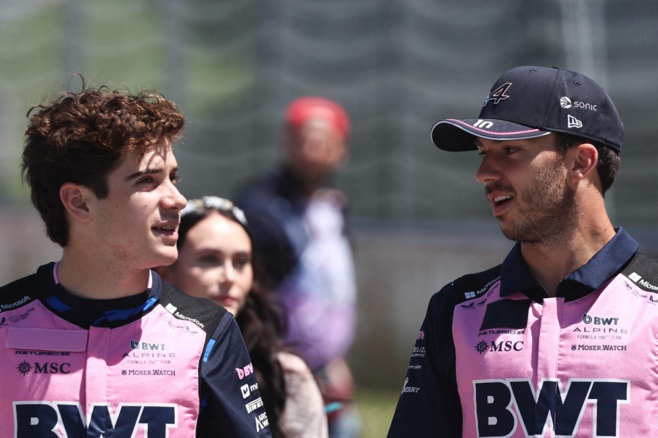 Imagen Gasly tiene casi un millón más de seguidores que Franco.