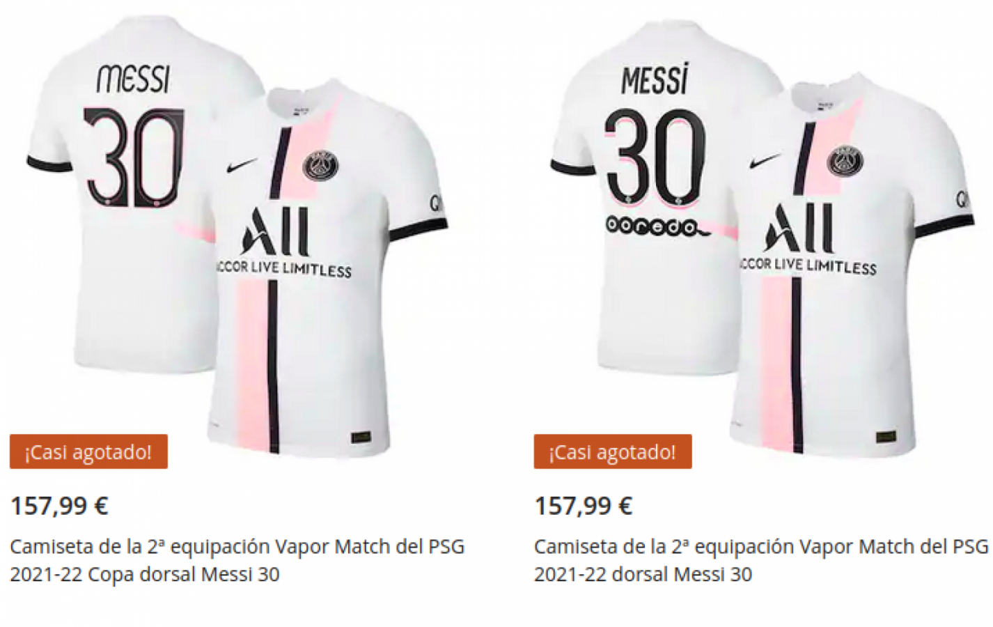 remeras del psg messi