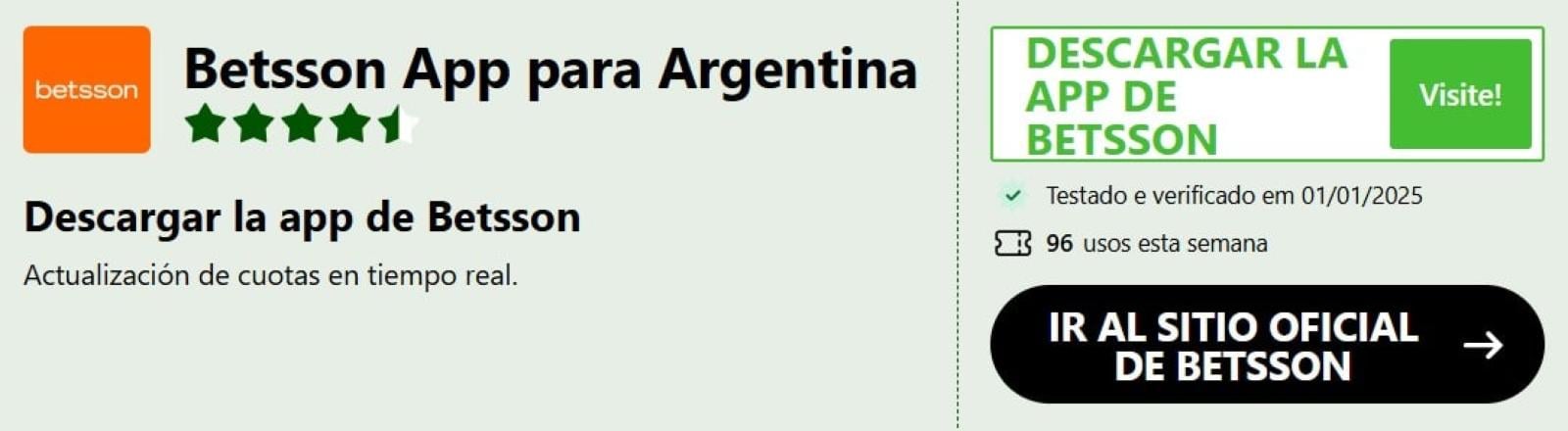 Imagen codigo promocional bplay para Argentina