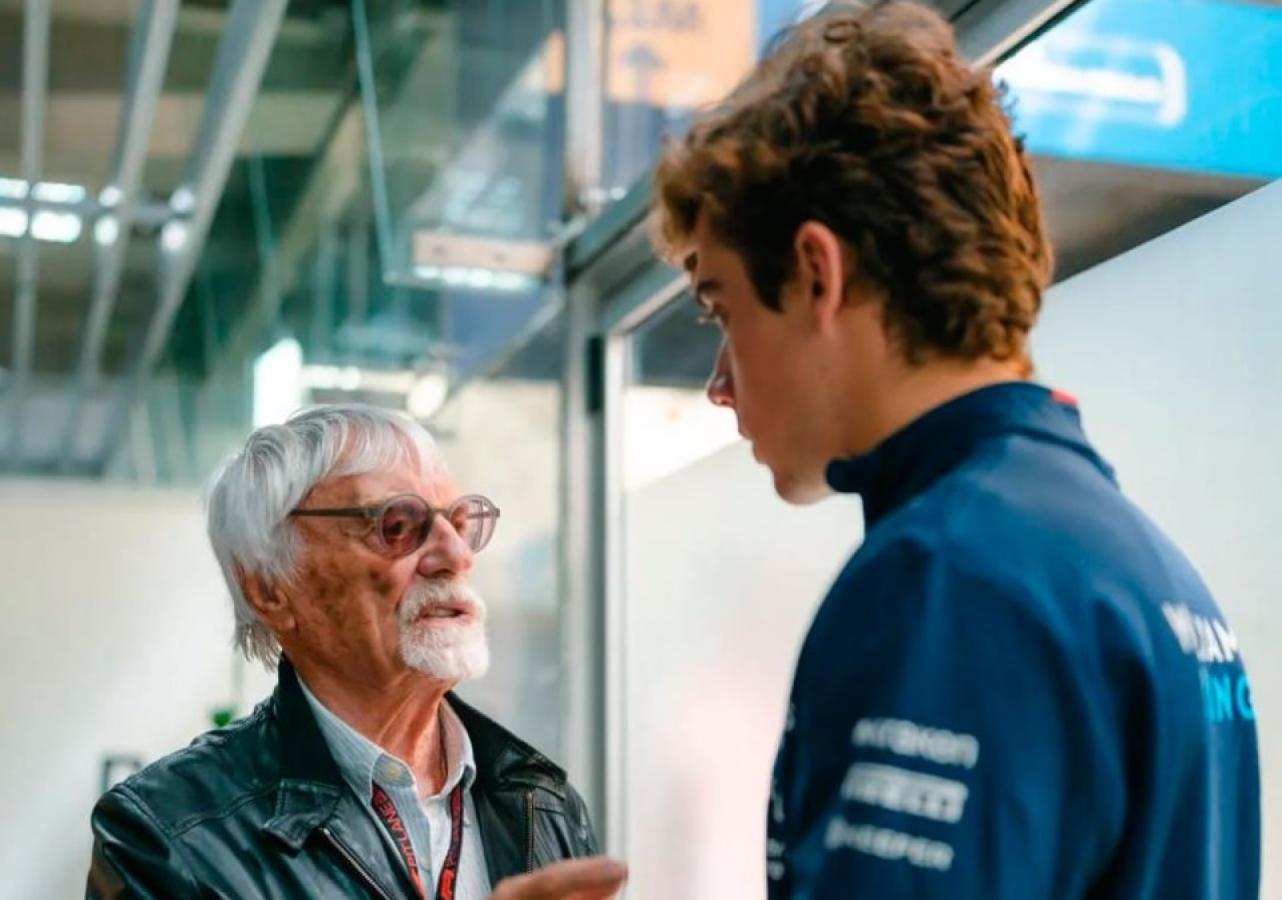 Imagen Ecclestone ayudaría a Colapinto a continuar en la Fórmula 1.