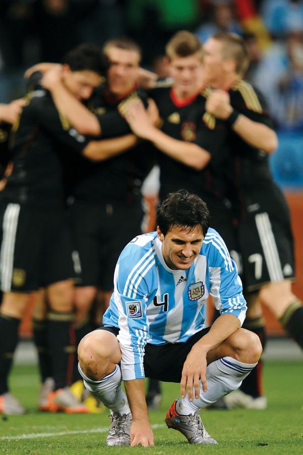Goleada sellada. Argentina se despedía de sudáfrica.