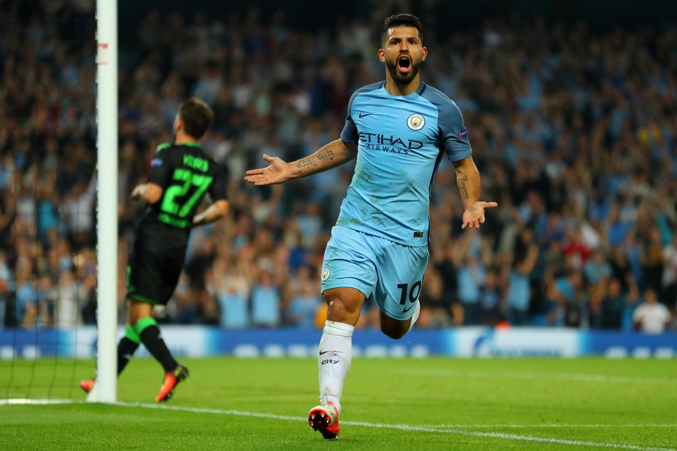 Sergio Agüero acumula 181 goles en Premier League con la camiseta del City