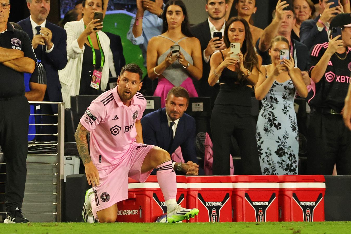 Imagen Messi en el día de su debut ante Cruz Aul.Stacy Revere / GETTY IMAGES NORTH AMERICA / Getty Images via AFP