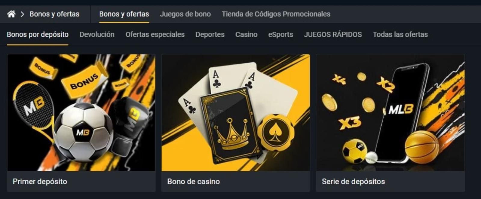 Imagen Bonos por registro en Melbet