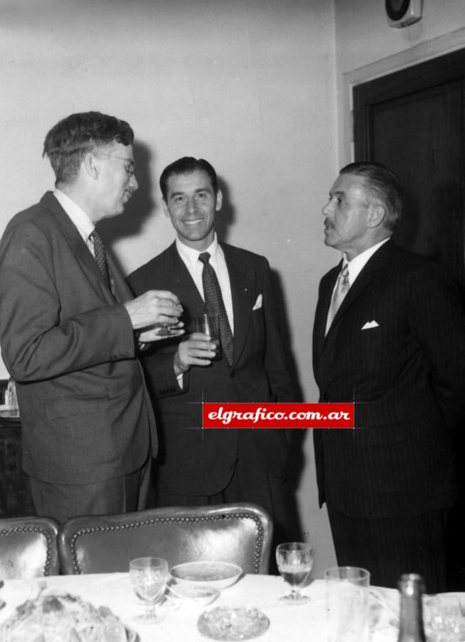 Hugo Mackern, Ernesto Lazzatti y Constancio Vigil (h).