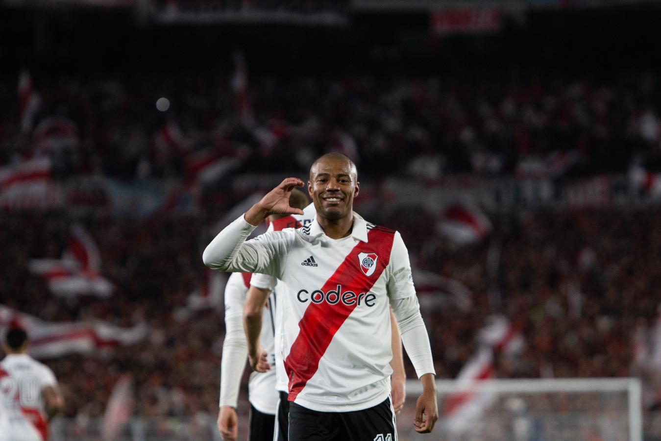 Imagen Nicolás de la Cruz anotó el 2-0 ante Estudiantes (GONZALO COLINI)