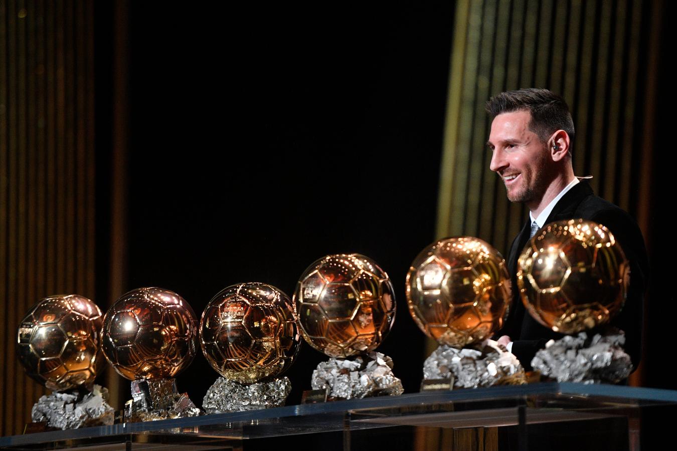 Imagen Messi, con sus 6 conquistas en 2019. (@francefootball)