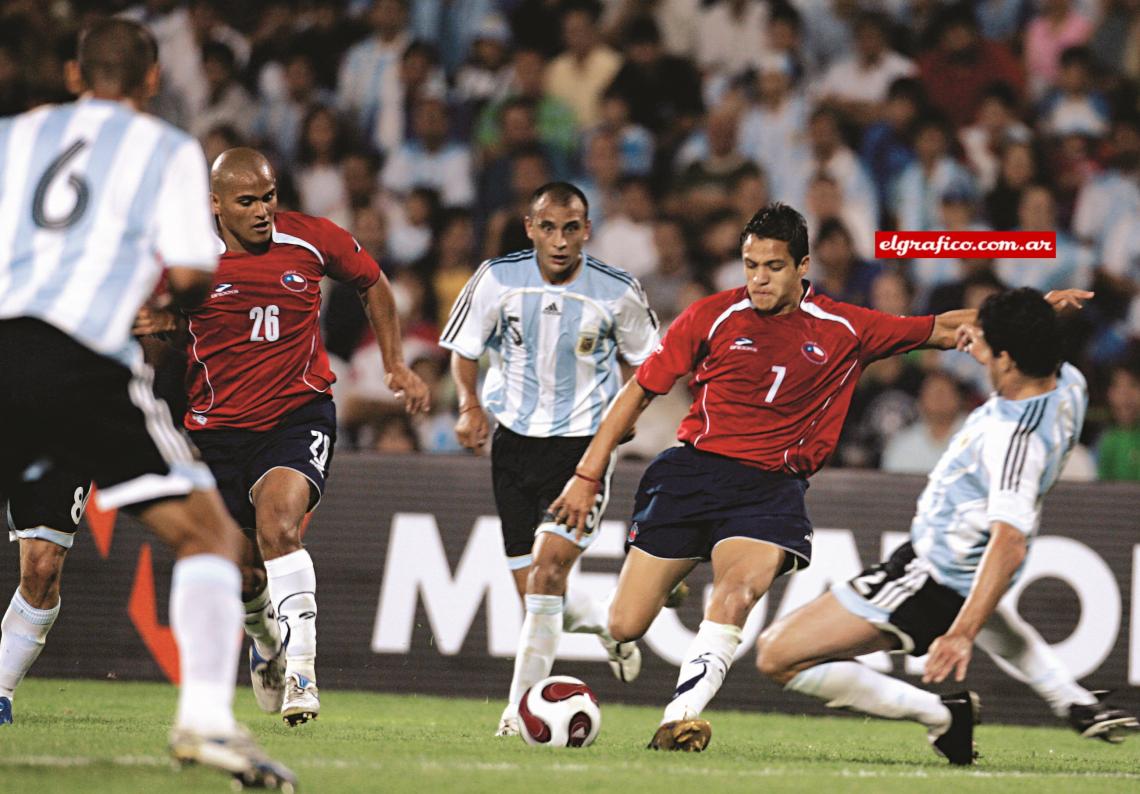 Imagen Encarador, Sánchez se ganó su lugar en la selección chilena y soñaba con el Mundial.