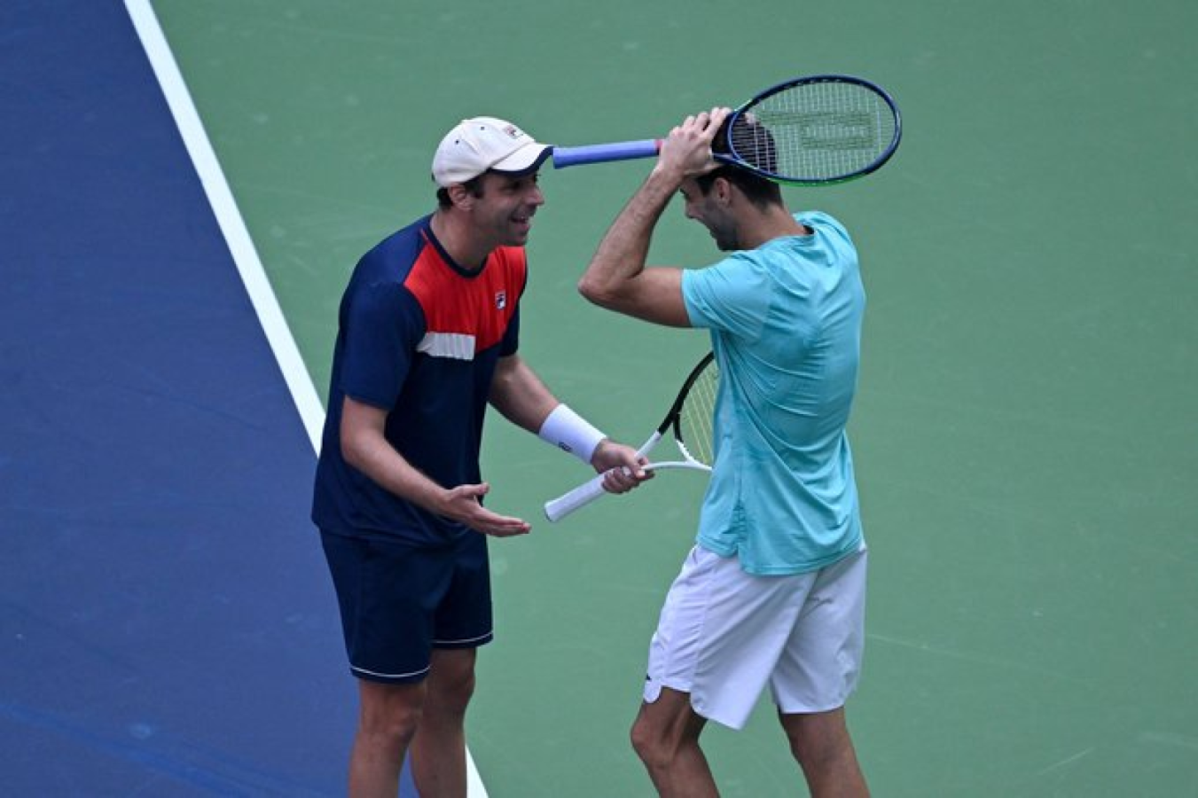 Imagen de Horacio Zeballos y Marcel Granollers, a semifinales del Masters 1000 de Miami