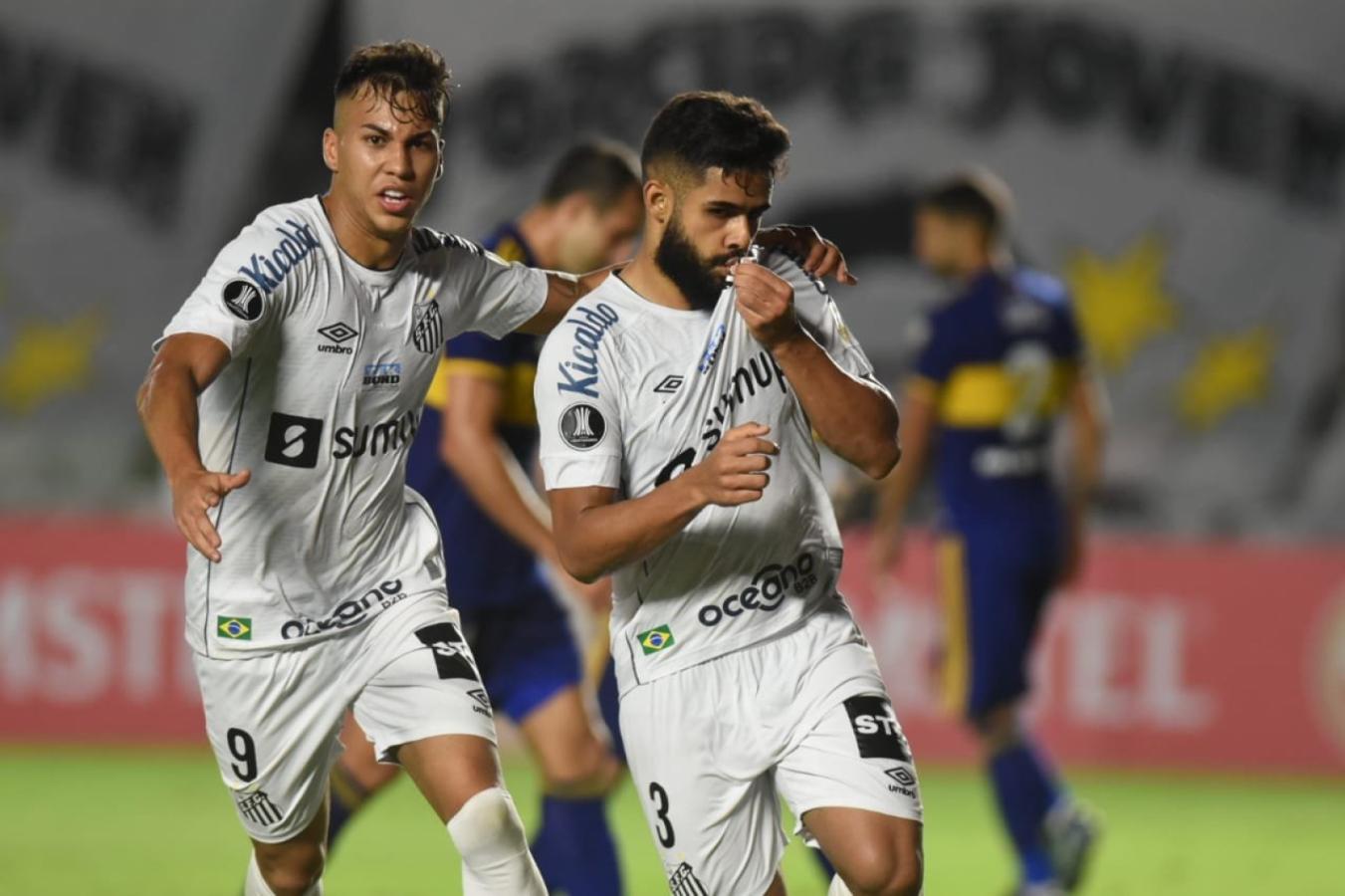 Imagen Felipe Jonatan le dio la victoria a Santos (@SantosFC)