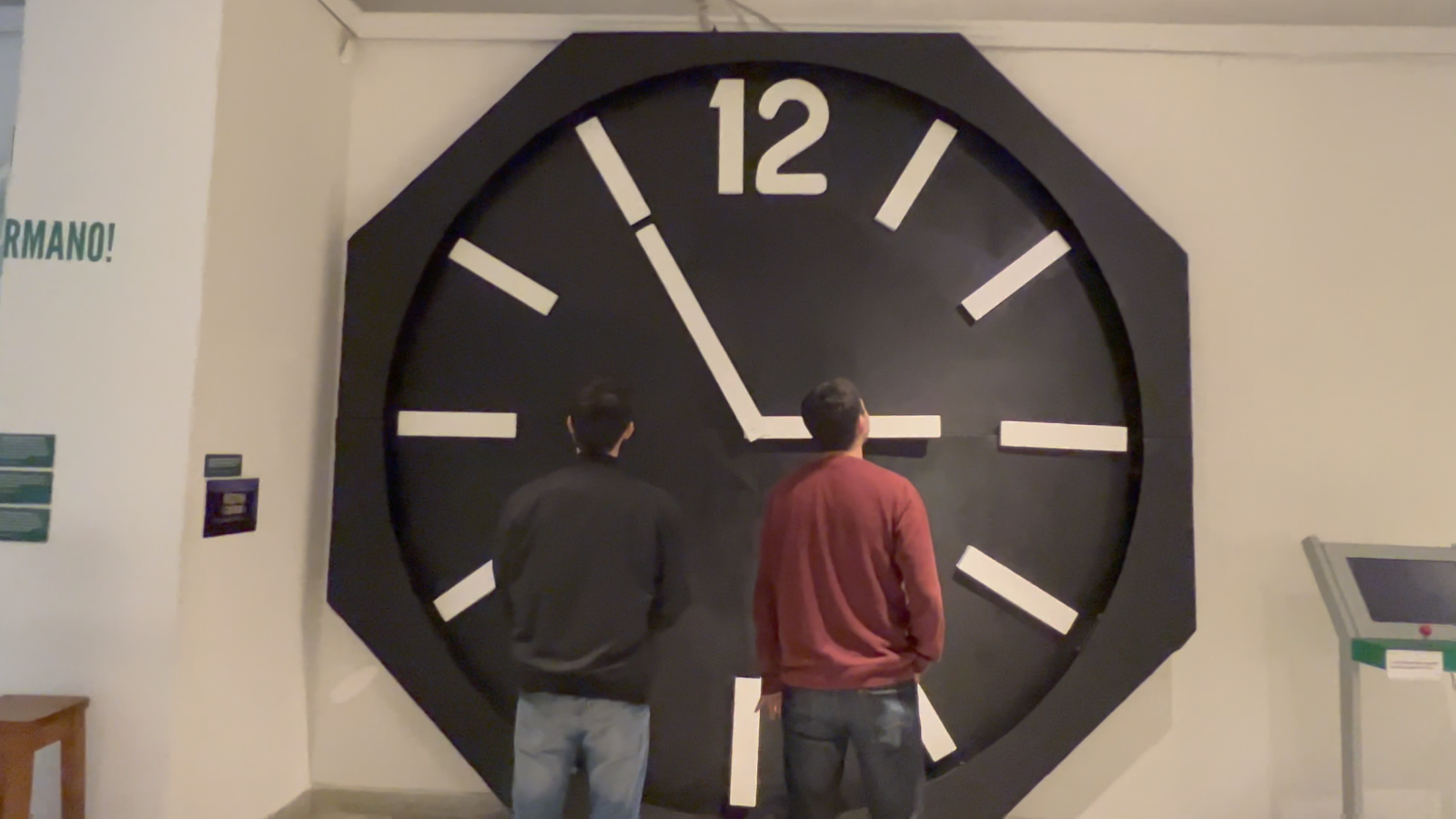Imagen El imponente reloj del tablero electrónico del Monumental
