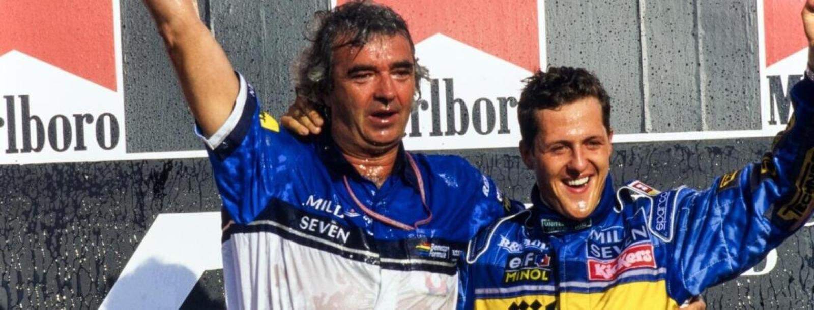 Imagen Briatore fichó a Schumacher y lo convirtió en campeón del Mundo en 1994 y 1995.