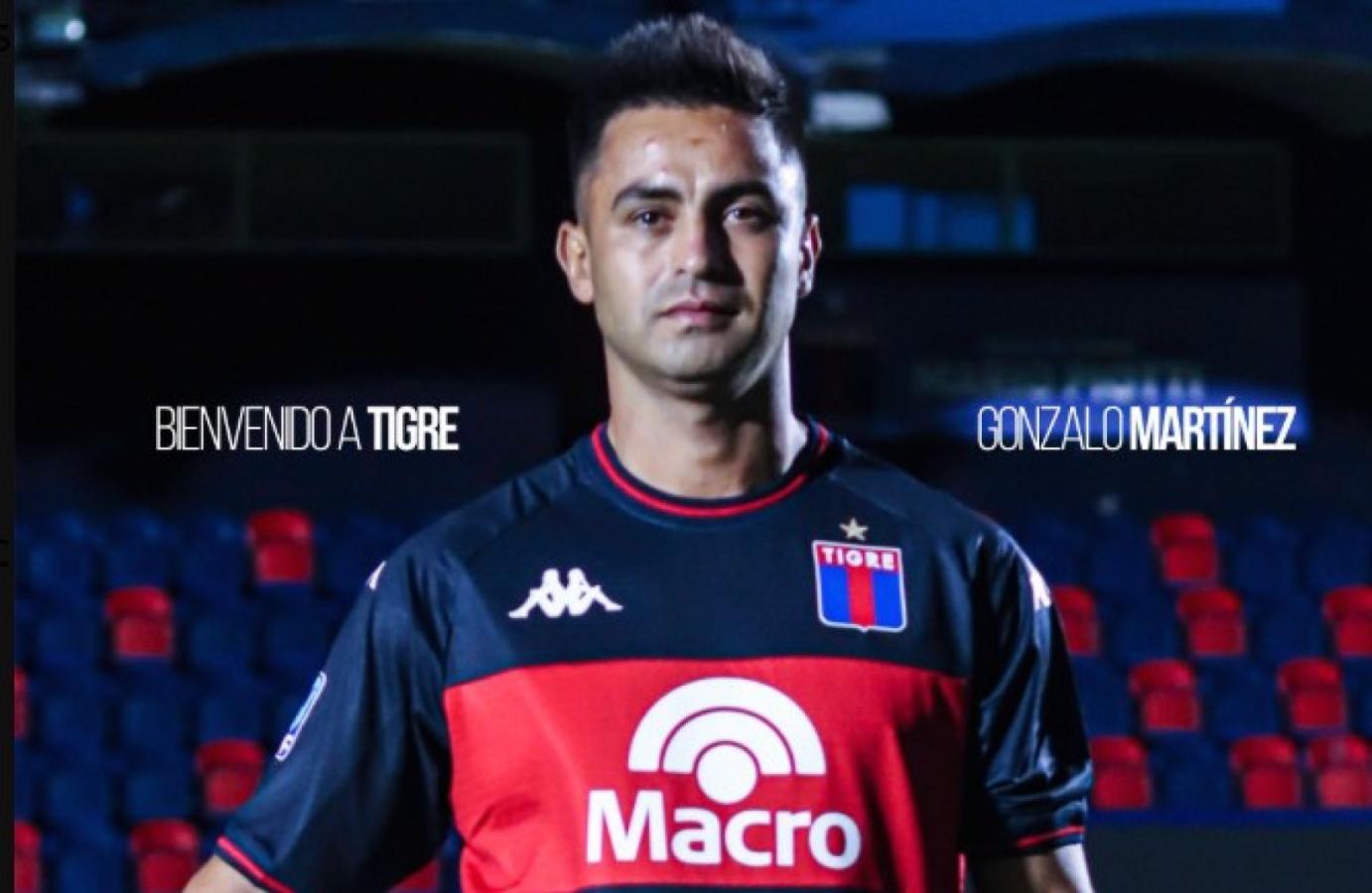 Imagen Gonzalo Martinez fue presentado en Tigre