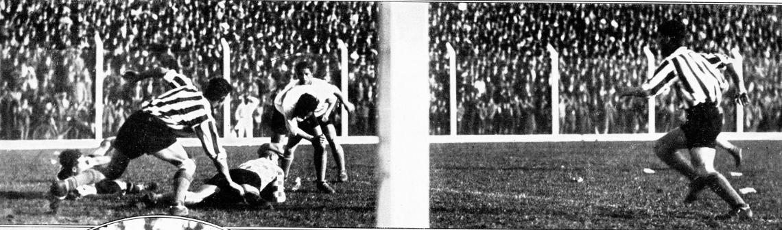 La última jugada del encuentro: Capuano sale airoso de un entrevero frente a su valla, apoderándose de la pelota. Inmediatamente se ejecutó un foul que, con anterioridad había hecho Dañil a Farías, sin que los jugadores oyeran el silbato, y la protesta del centre hall hizo que el juez lo expulsara.