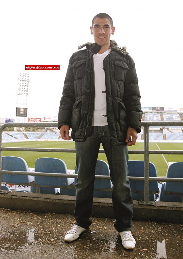 Imagen El Cata en el estadio del Getafe.