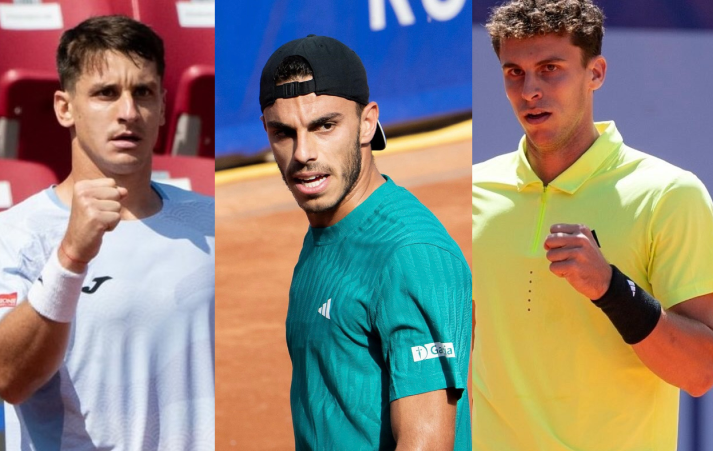 Imagen de Los hermanos Cerúndolo y Ugo Carabelli a semifinales en un viernes albiceleste en el tenis mundial