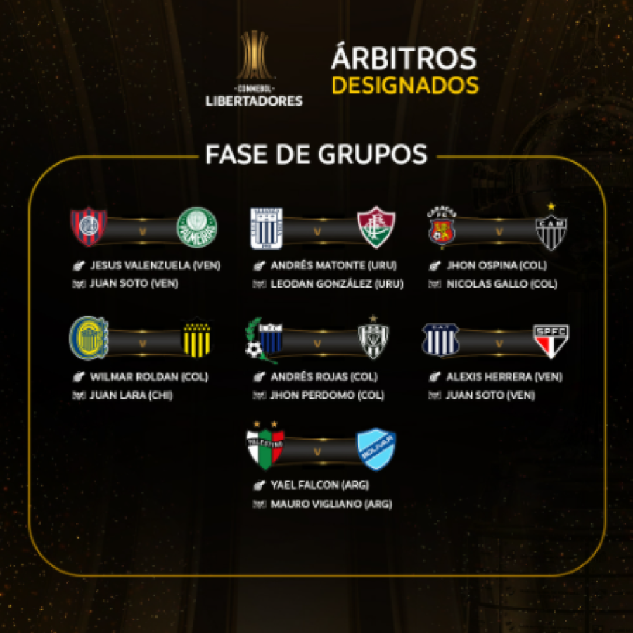 Imagen Liibertadores - Fecha 1