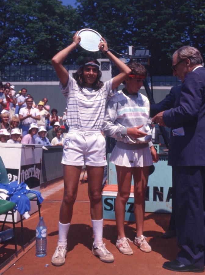Imagen Sabatini, campeona en Roland Garros junior
