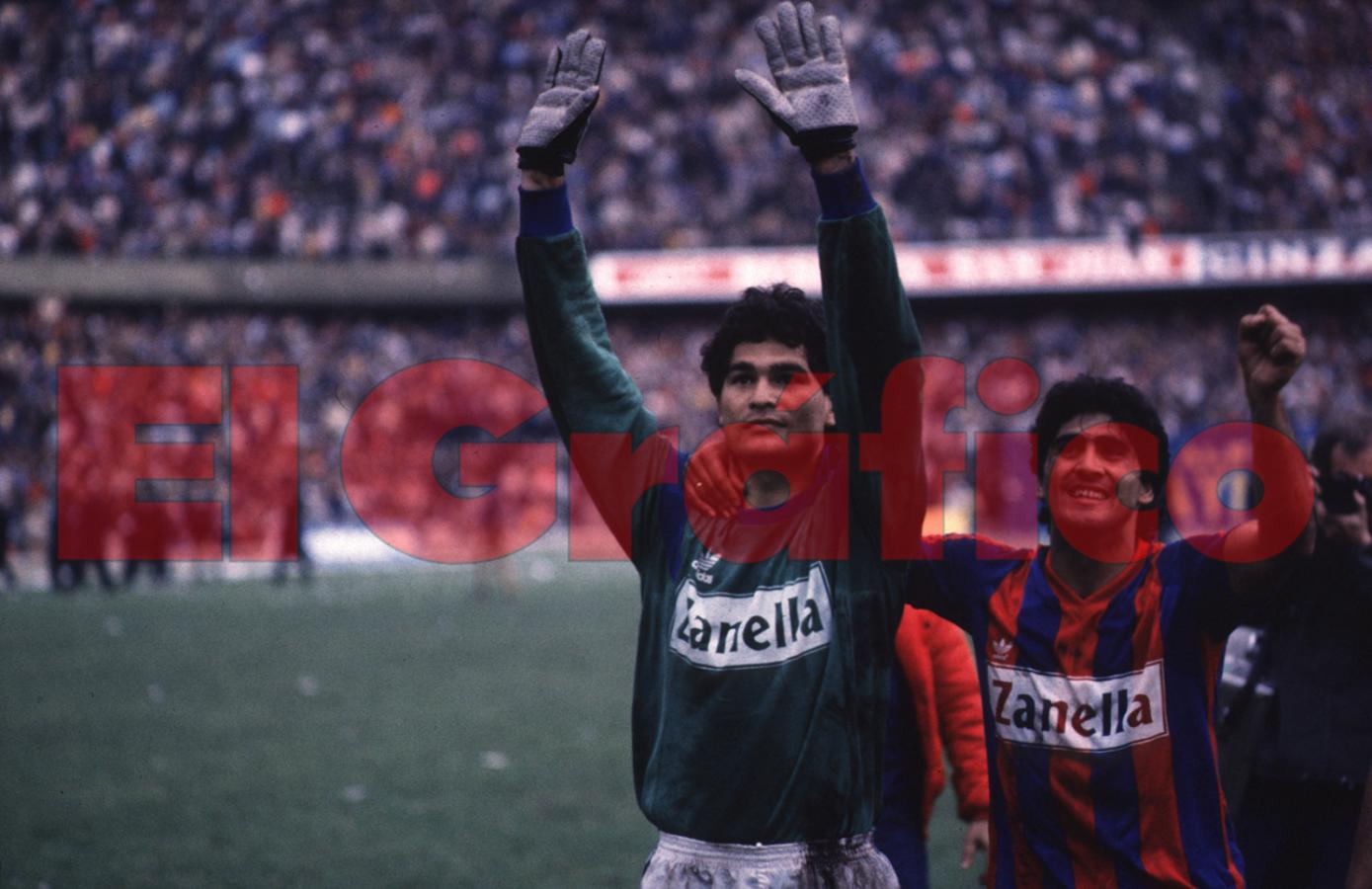 Imagen Chilavert en San Lorenzo, allí ganó una liguilla pre-Libertadores.