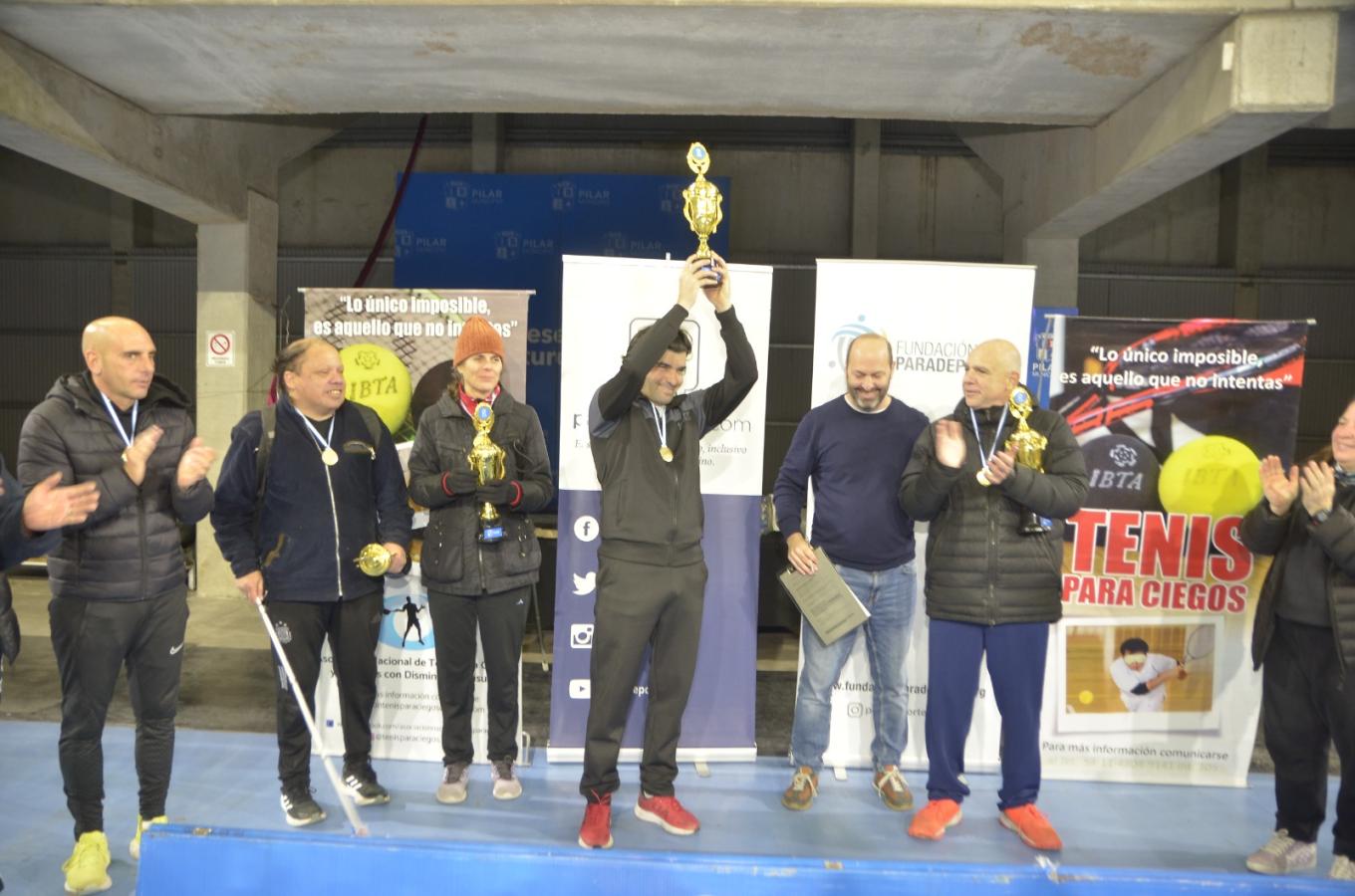 Imagen Gabriel Caparrós, el campeón de tenis para ciegos.