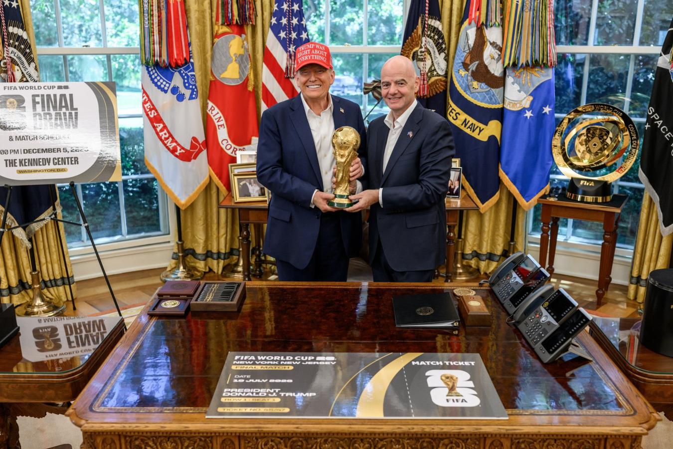 Imagen Lazos fortalecidos. Trump, Infantino y la Copa del Mundo.