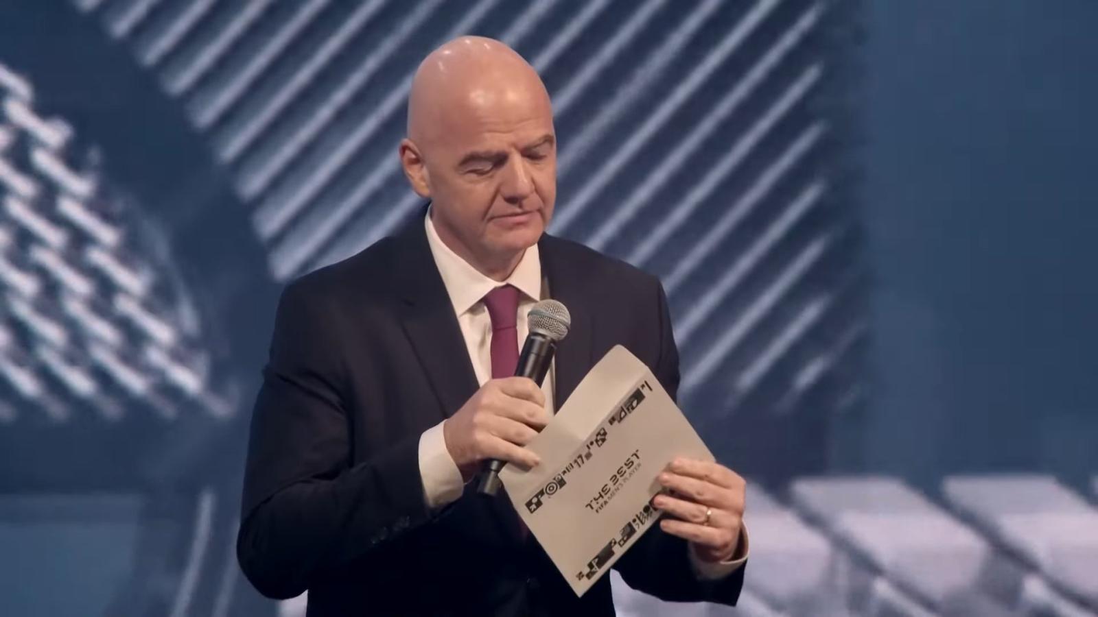 Imagen Gianni Infantino, presidente de la FIFA, presidirá la gala de los Premios The Best.