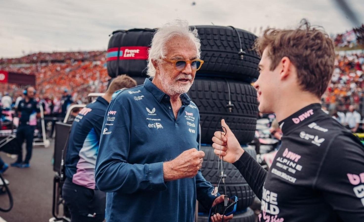 Imagen de El pontífice de Alpine: Briatore y un mensaje positivo para el equipo de Colapinto