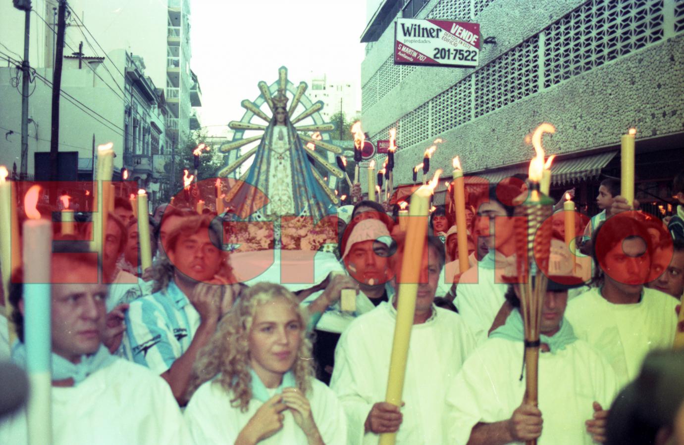 La procesión comenzó en la Catedral de Plaza de Mayo