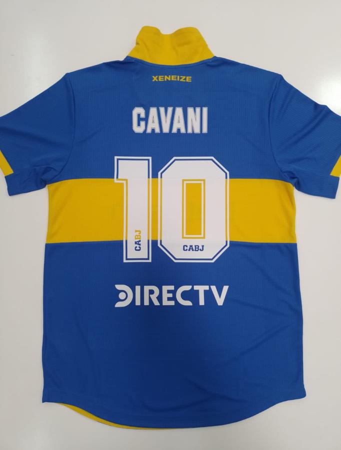Imagen Boca anunció que Cavani utilizará la camiseta número 10.