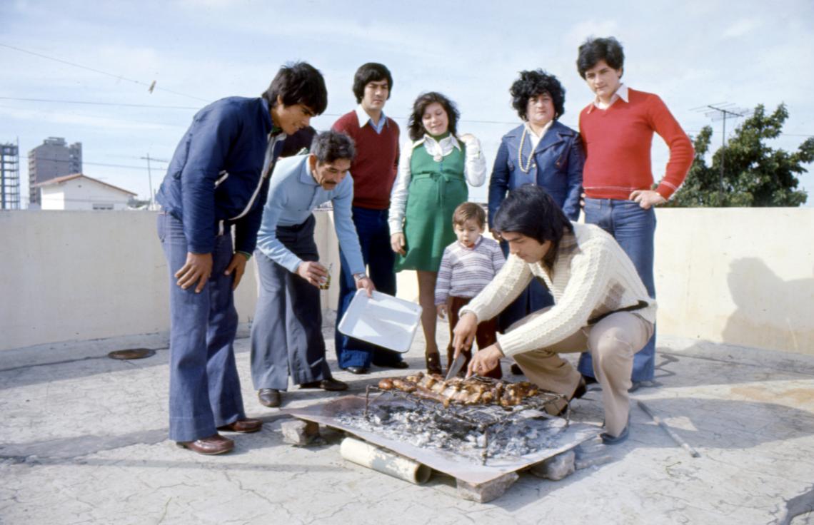 La familia unida. Rubén nunca olvidó sus orígenes.