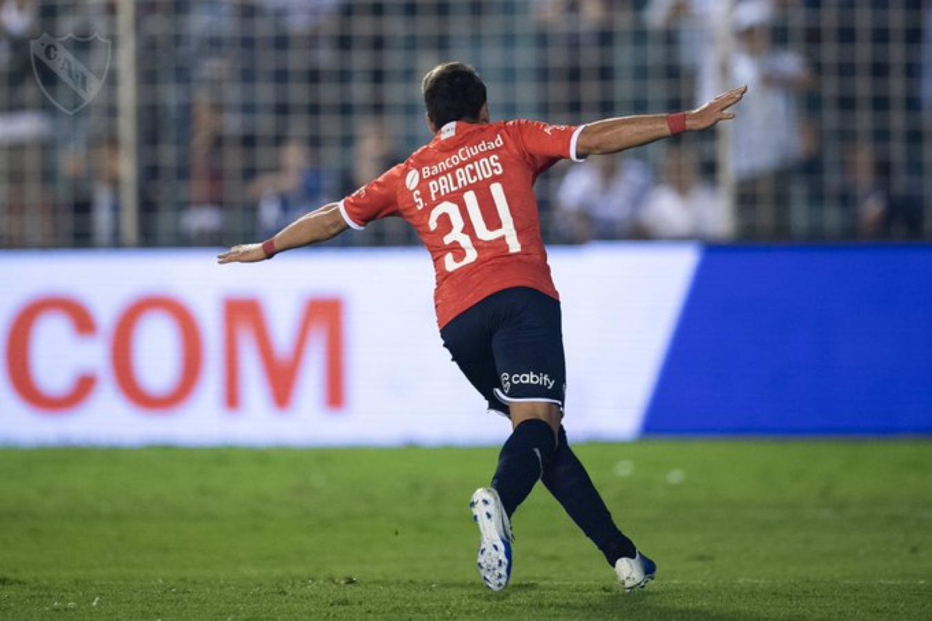 Imagen Palacios jugó en Independiente en 2019 e hizo 2 goles en 18 partidos