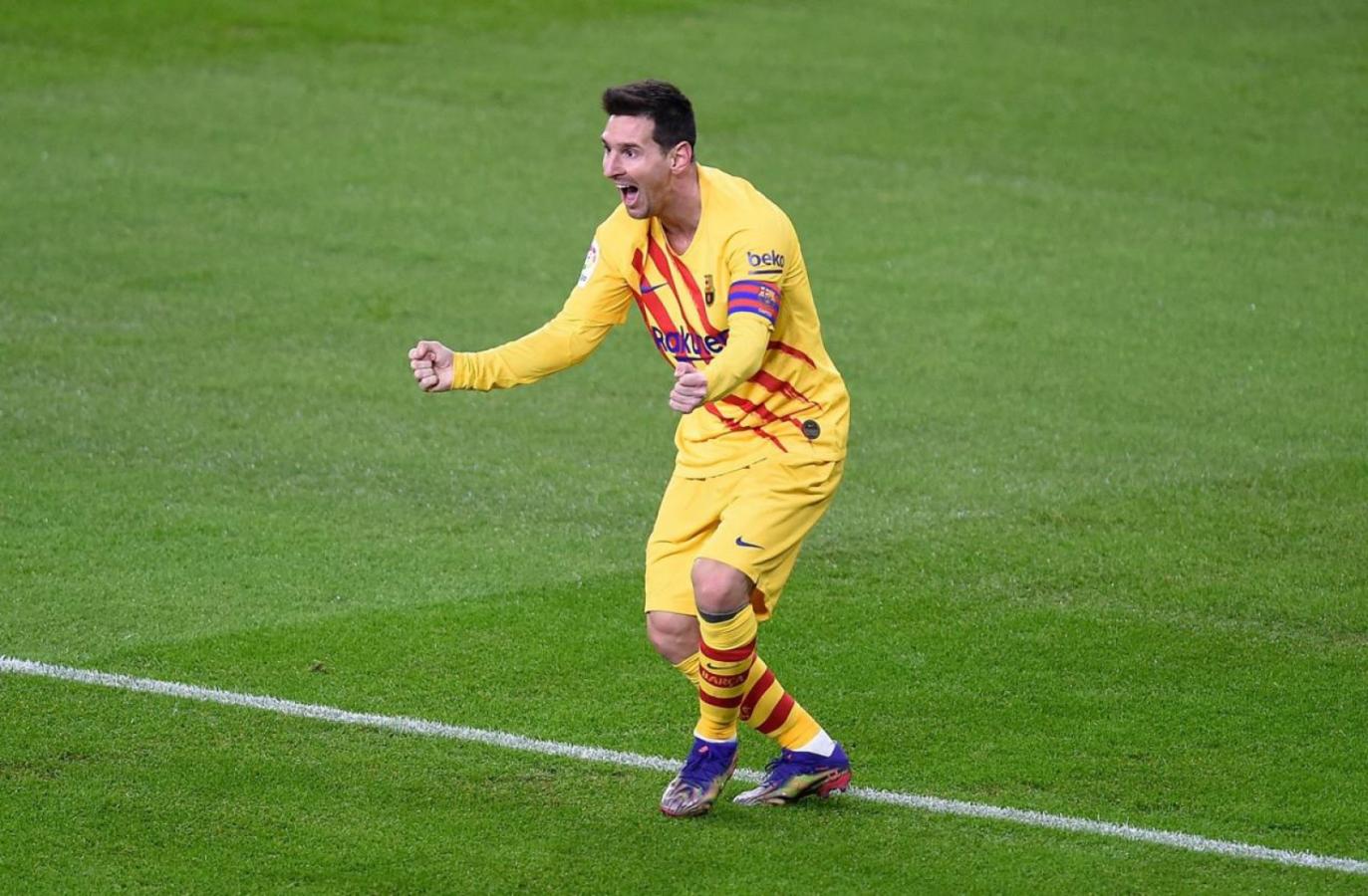 Imagen Partidazo de Messi, la figura absoluta de la final de la Copa del Rey.