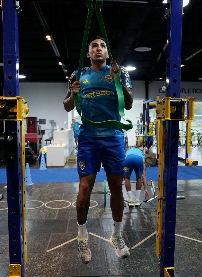 Imagen Este lunes Boca realizará tareas regenerativas.