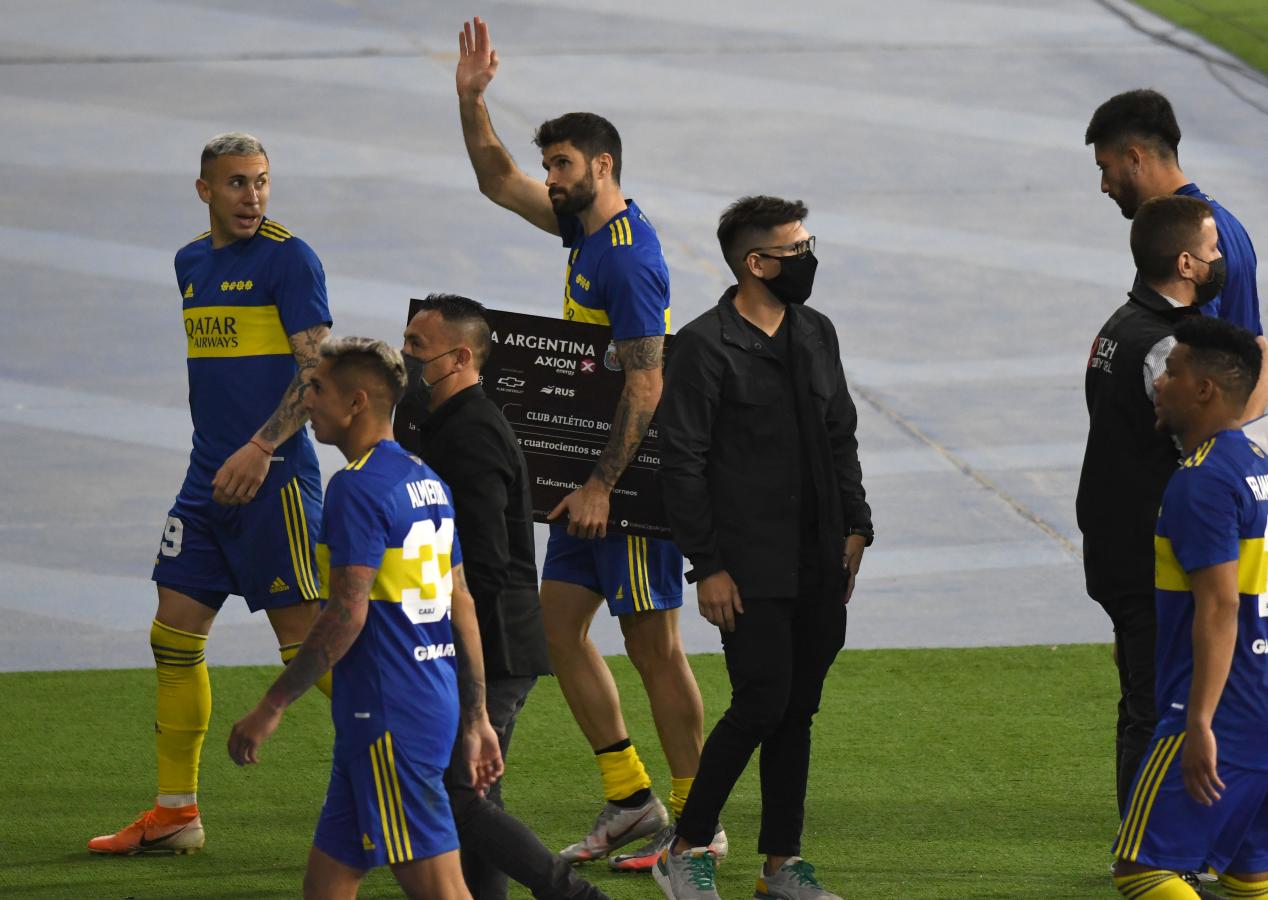 Imagen Orsini, sin goles en 7 partidos con la camiseta de Boca (FOTOBAIRES)
