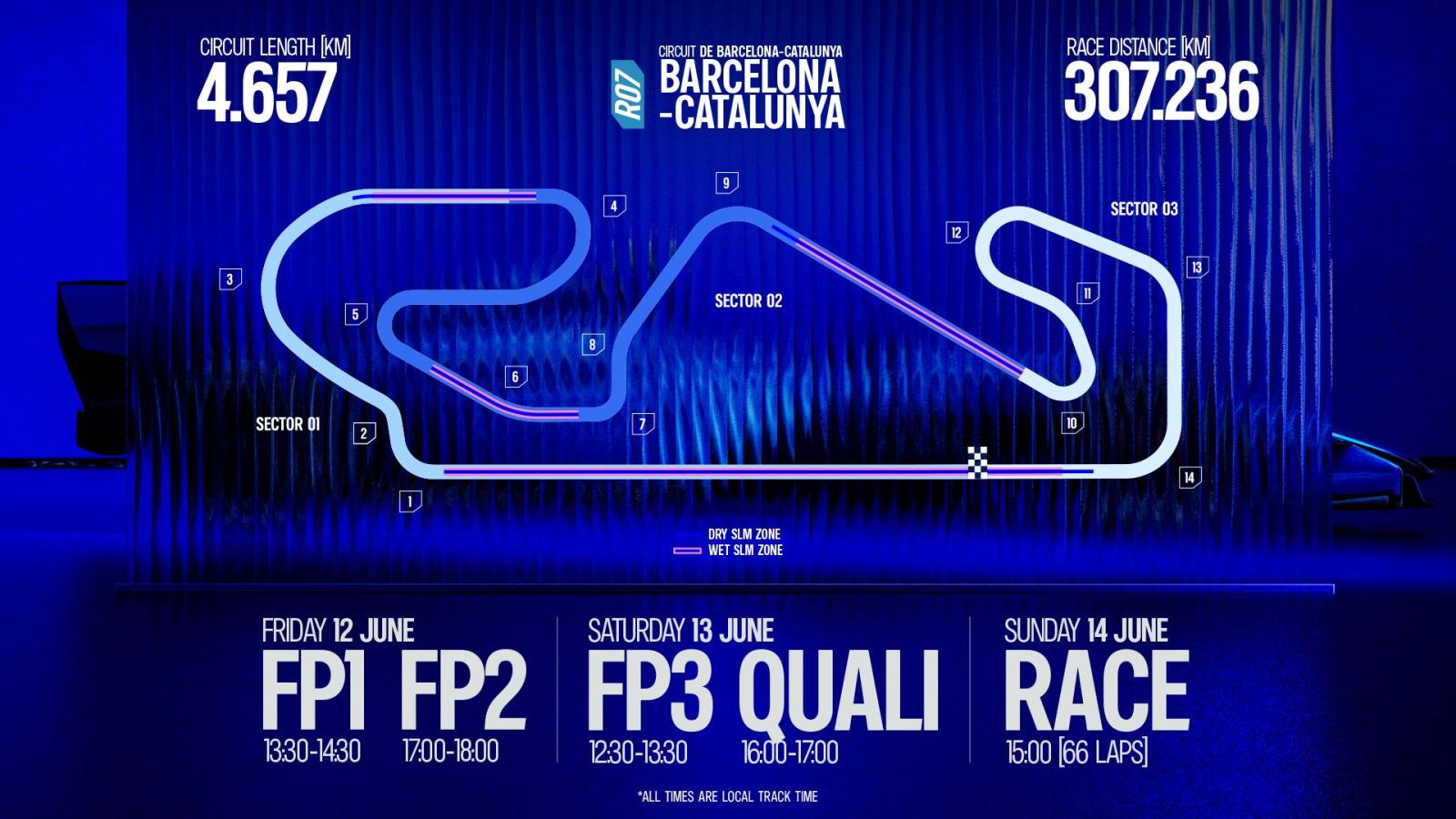 Imagen Así es el trazado del Circuito de Montmeló para el GP de Barcelona.