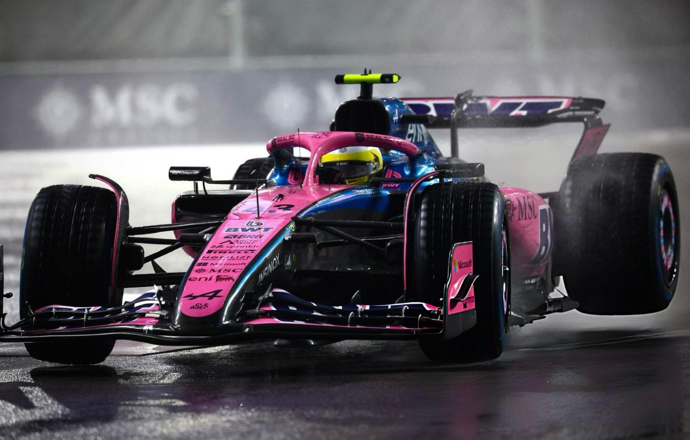 Colapinto y la increíble maniobra que evitó su choque en el Gran Premio de Las Vegas