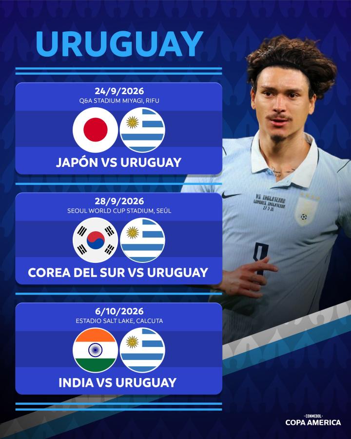 Imagen Amistosos de Uruguay
