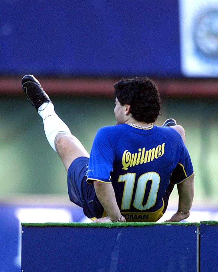 Imagen Fin de fiesta, Diego y la camiseta de Boca (AFP)