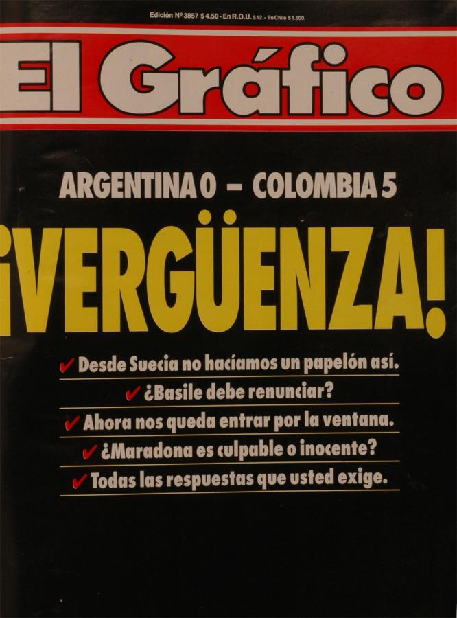 La histórica tapa de El Gráfico.