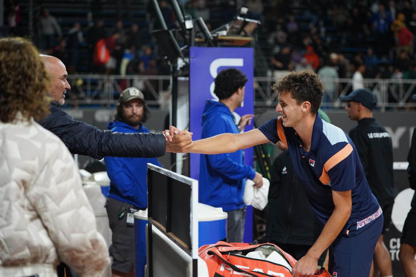 Imagen La alegría de Juanma tras otro triunfo en el Buenos Aires Challenger. Foto: Prensa Buenos Aires Challenger
