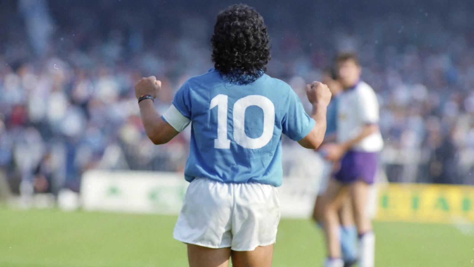 Imagen Maradona, un símbolo inamovible de Napoli.