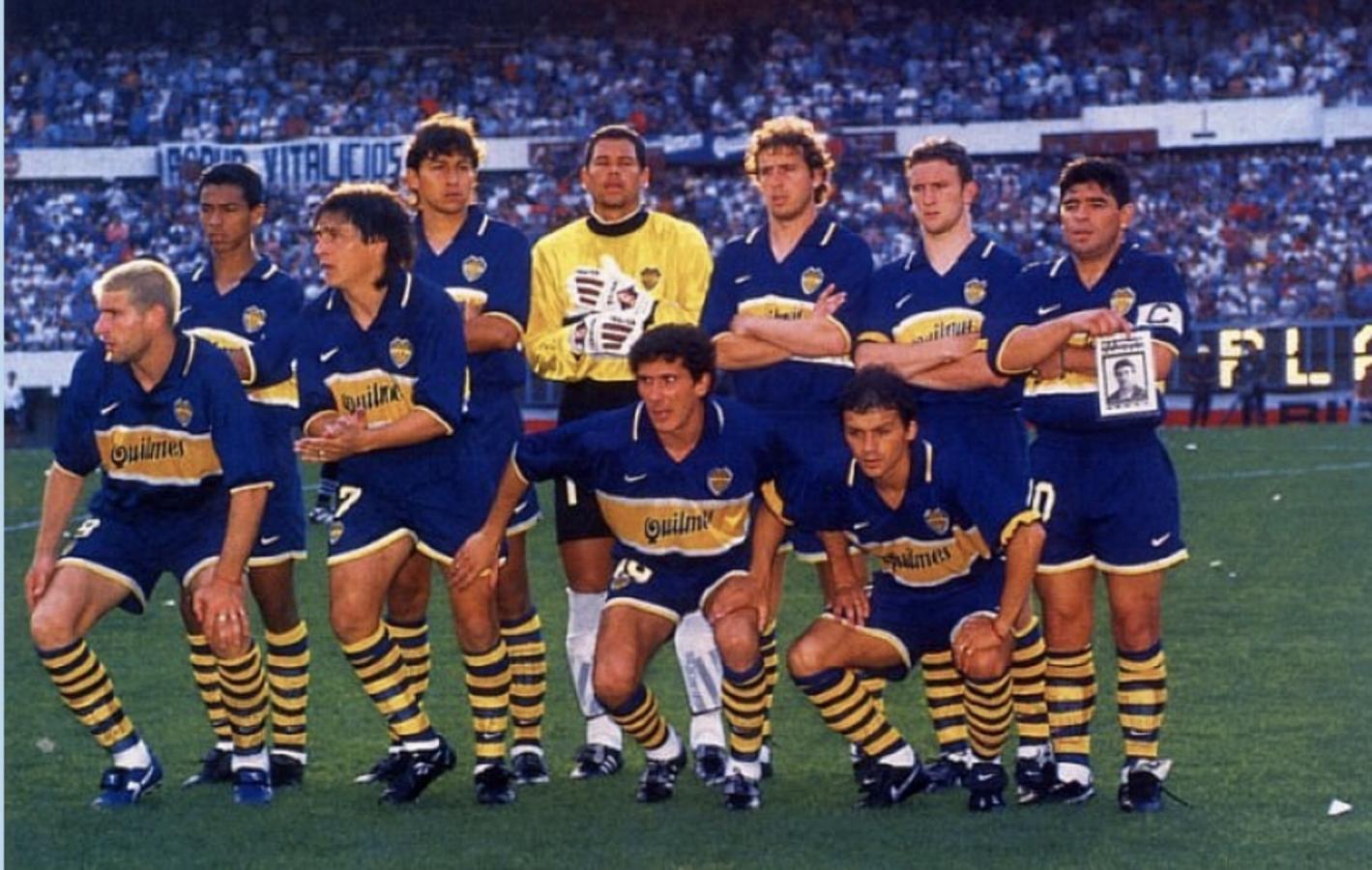 Imagen Boca apostó fuerte en 1997 y contrató a Maradona, Caniggia, Palermo y Guillermo, entre otros. 
