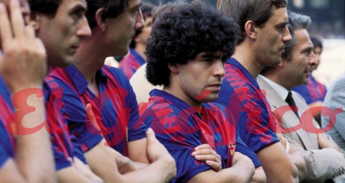 Imagen Diego pensativo, ceño fruncido. Aparecía Maradona. 