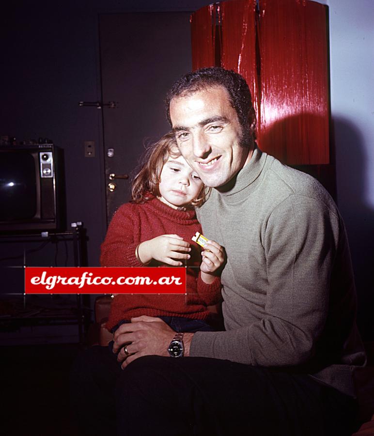 El Chivo junto a su hija Marcela.