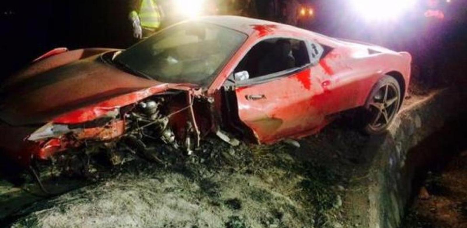 Imagen Así quedó la Ferrari de Arturo Vidal