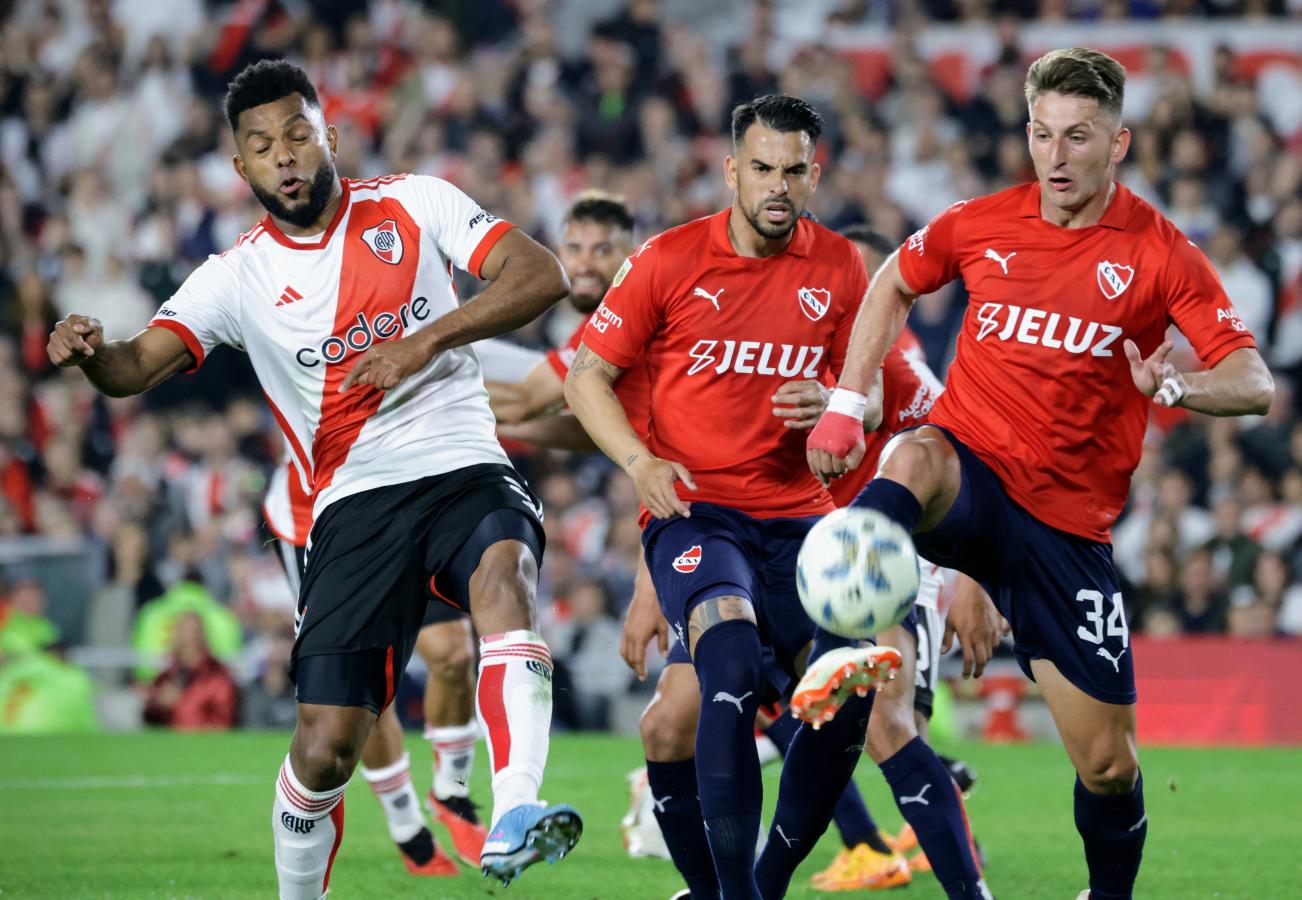 Imagen River le ganó 3-0 a Independiente en el último enfrentamiento.