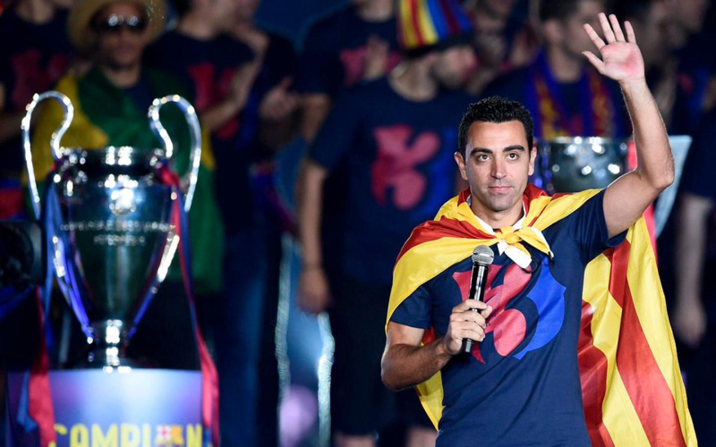 Imagen Xavi le ponía punto final a su exitosa carrera.