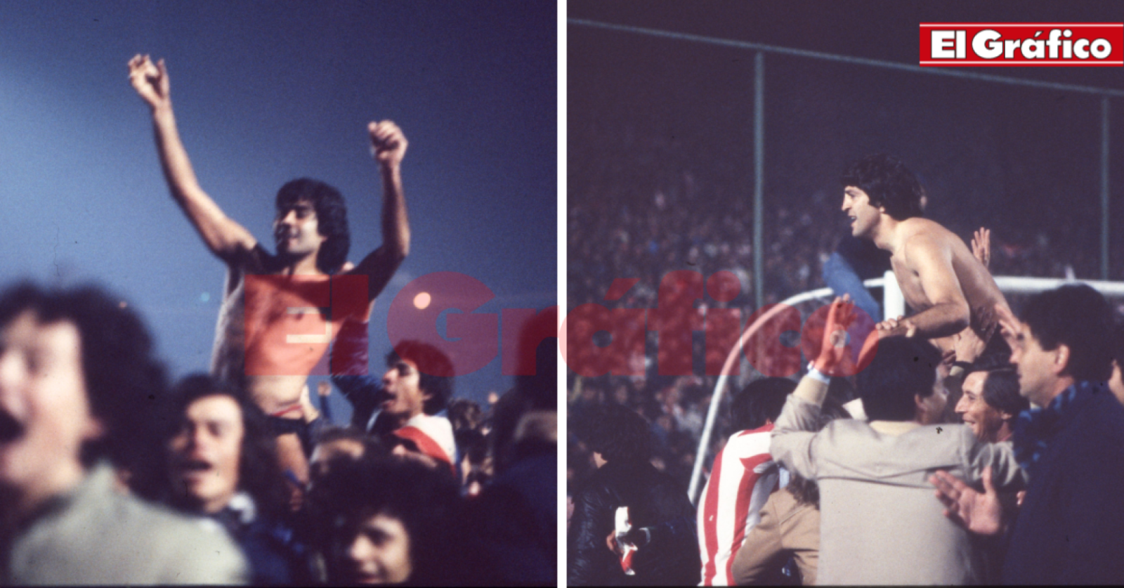 Imagen Los festejos de Estudiantes tras ganar el Nacional 83