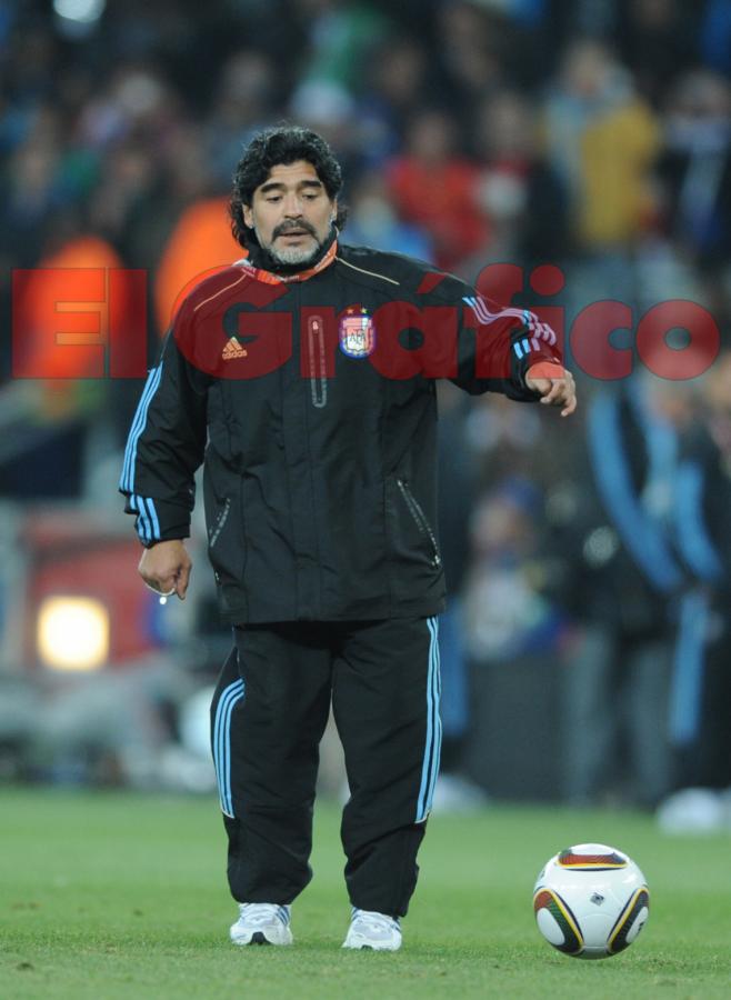 Imagen Maradona técnico, el más efectivo: obtuvo el 75% de los puntos en juego. 